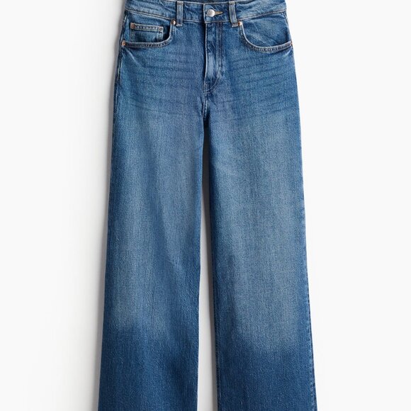 H&M high rise wideleg jeans sz 10 - Picture 6 of 6